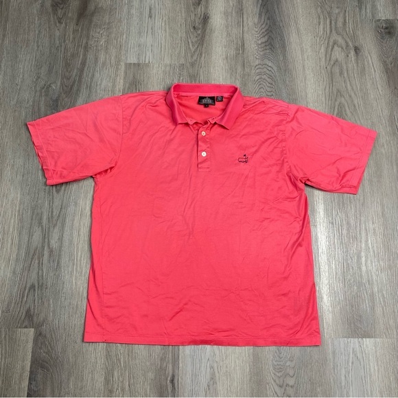 Masters Men's Polo Shirt - Coral - Picture 1 of 8
